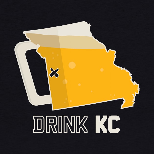 DRINK KC - Kansas City BEER SHIRT by BentonParkPrints